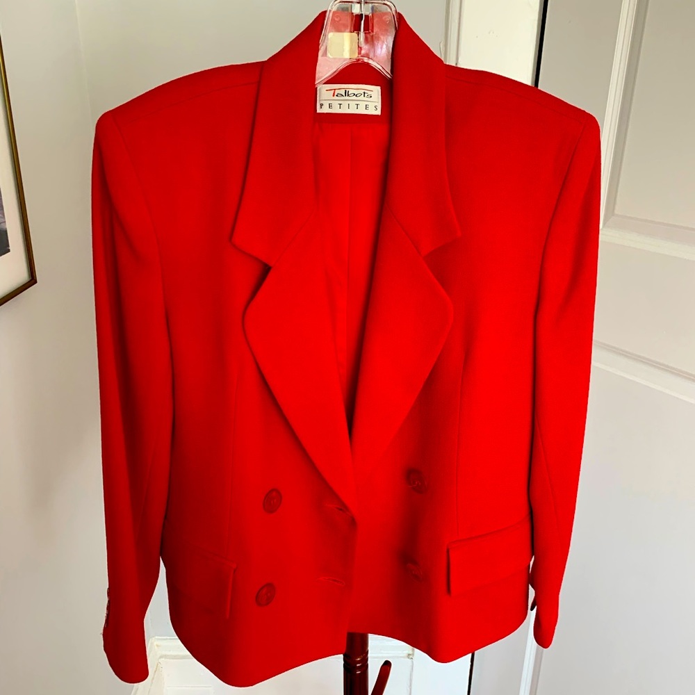 Red wood jacket
